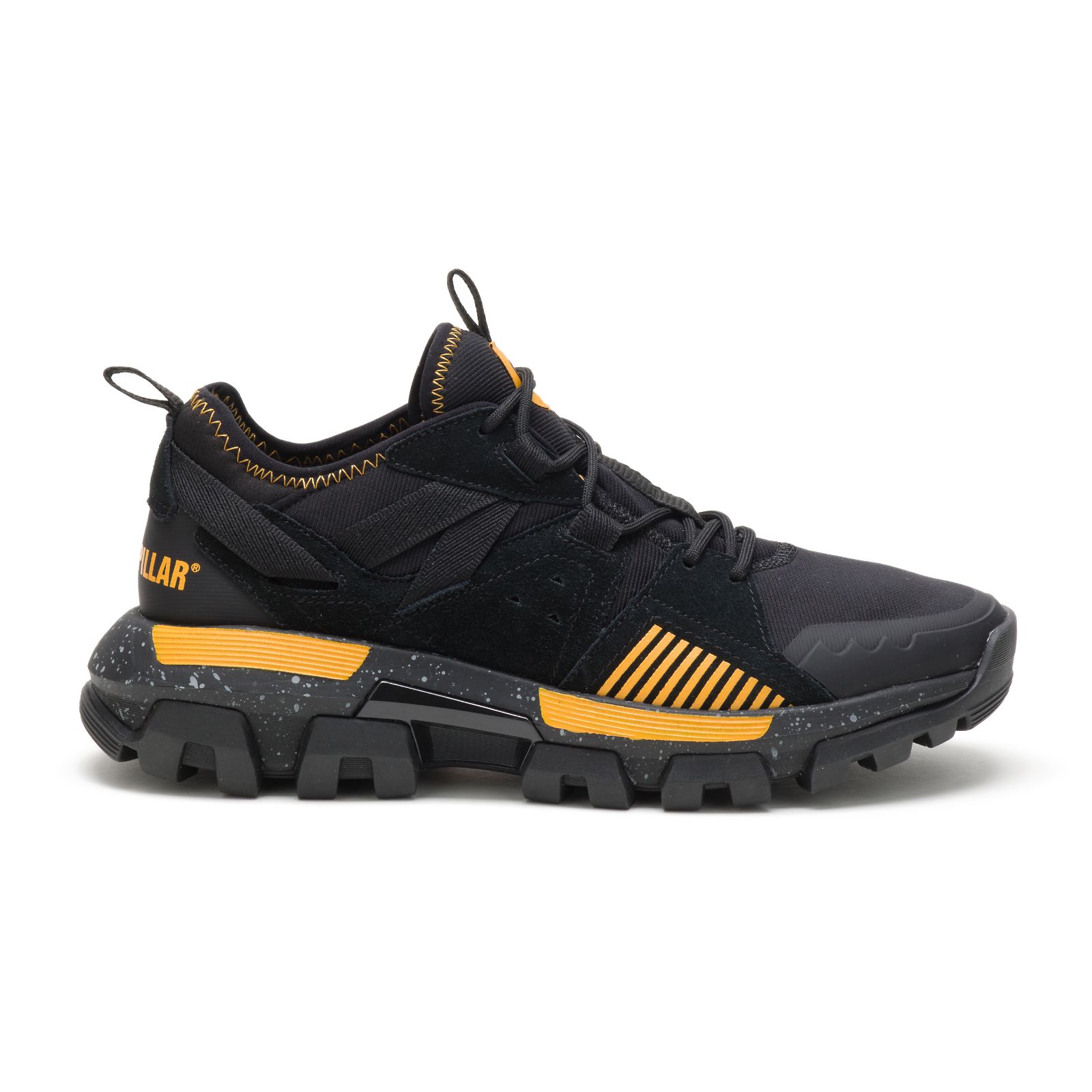 Caterpillar Raider Sport - Mens Sneakers - Black/Yellow - NZ (834LEOZXK)